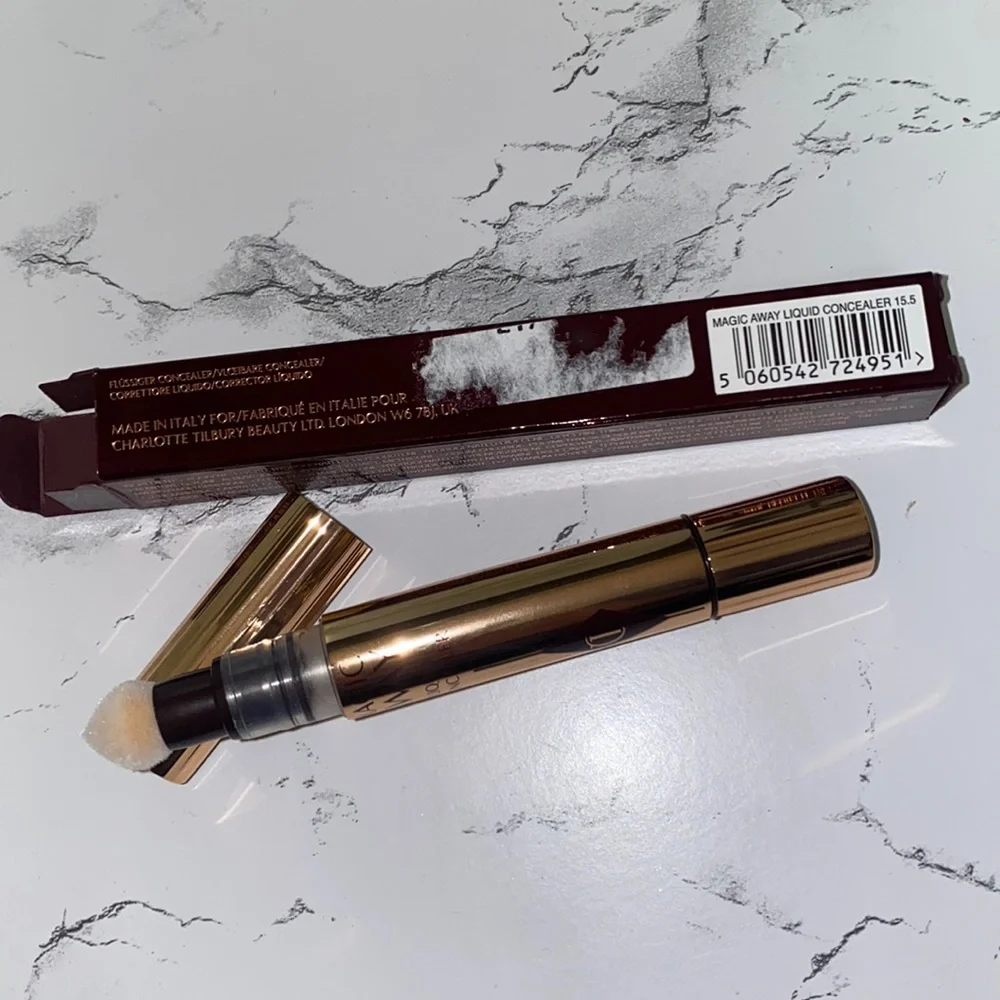 NWT Charlotte Tilbury magic away concealer- 15.5 Deep Never used Still in box